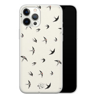 Telefoonhoesje Store iPhone 12 Pro Max siliconen hoesje - Freedom birds