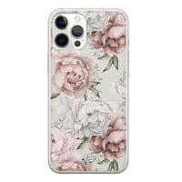 Telefoonhoesje Store iPhone 12 Pro Max siliconen hoesje - Classy flowers