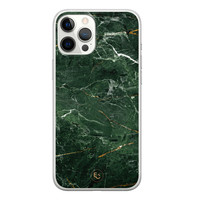 ELLECHIQ iPhone 12 Pro Max siliconen hoesje - Marble jade green