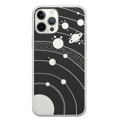 Telefoonhoesje Store iPhone 12 Pro Max siliconen hoesje - Universe space