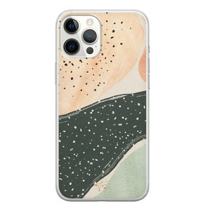 Telefoonhoesje Store iPhone 12 Pro Max siliconen hoesje - Abstract peach