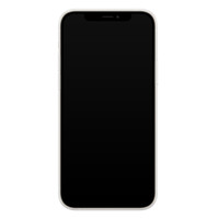 Telefoonhoesje Store iPhone 12 mini siliconen hoesje - Marmer blauw goud