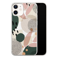 Leuke Telefoonhoesjes iPhone 12 mini siliconen hoesje - Abstract