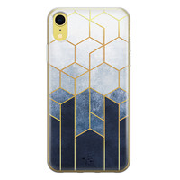 Telefoonhoesje Store iPhone XR siliconen hoesje - Geometrisch fade art