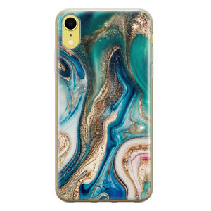 Telefoonhoesje Store iPhone XR siliconen hoesje - Magic marble