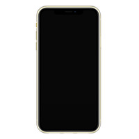 Casimoda iPhone XR siliconen hoesje - Marmer mintgroen