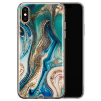 Telefoonhoesje Store iPhone X/XS siliconen hoesje - Magic marble
