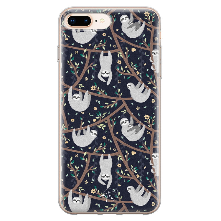 Telefoonhoesje Store iPhone 8 Plus/7 Plus siliconen hoesje - Luiaard