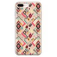 Telefoonhoesje Store iPhone 8 Plus/7 Plus siliconen hoesje - Boho vibes