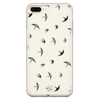 Telefoonhoesje Store iPhone 8 Plus/7 Plus siliconen hoesje - Freedom birds
