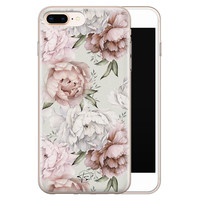 Telefoonhoesje Store iPhone 8 Plus/7 Plus siliconen hoesje - Classy flowers