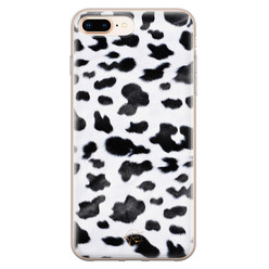 Telefoonhoesje Store iPhone 8 Plus/7 Plus siliconen hoesje - Koeienprint