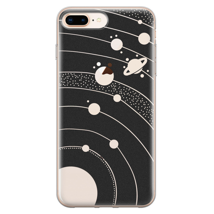 Telefoonhoesje Store iPhone 8 Plus/7 Plus siliconen hoesje - Universe space