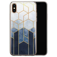 Telefoonhoesje Store iPhone XS Max siliconen hoesje - Geometrisch fade art