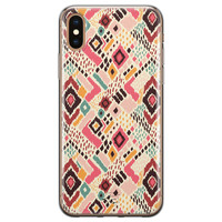 Telefoonhoesje Store iPhone XS Max siliconen hoesje - Boho vibes