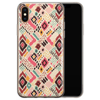 Telefoonhoesje Store iPhone XS Max siliconen hoesje - Boho vibes