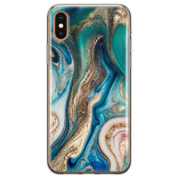 Telefoonhoesje Store iPhone XS Max siliconen hoesje - Magic marble