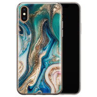 Telefoonhoesje Store iPhone XS Max siliconen hoesje - Magic marble