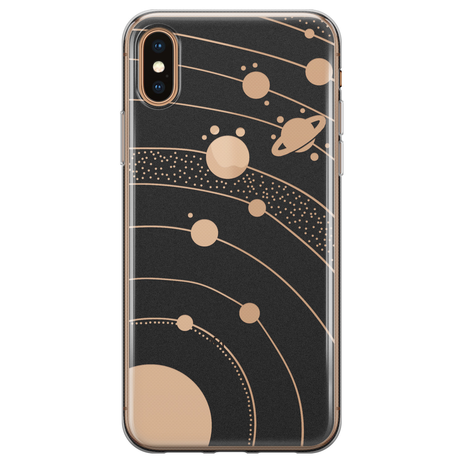 Telefoonhoesje Store iPhone XS Max siliconen hoesje - Universe space