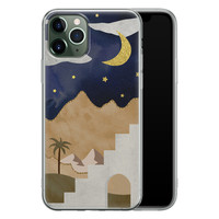 Leuke Telefoonhoesjes iPhone 11 Pro siliconen hoesje - Woestijn