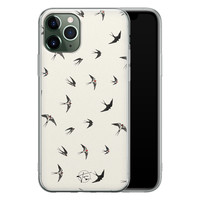 Telefoonhoesje Store iPhone 11 Pro siliconen hoesje - Freedom birds