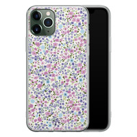 Telefoonhoesje Store iPhone 11 Pro siliconen hoesje - Purple Garden