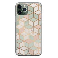 ELLECHIQ iPhone 11 Pro siliconen hoesje - Pastel Kubus
