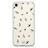 Telefoonhoesje Store iPhone 8/7 siliconen hoesje - Freedom birds