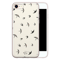 Telefoonhoesje Store iPhone 8/7 siliconen hoesje - Freedom birds