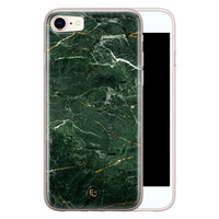 ELLECHIQ iPhone 8/7 siliconen hoesje - Marble jade green