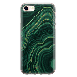 Telefoonhoesje Store iPhone 8/7 siliconen hoesje - Agate groen