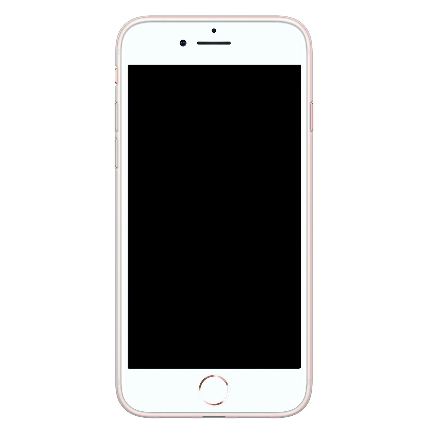 Telefoonhoesje Store iPhone 8/7 siliconen hoesje - Oranje stippen