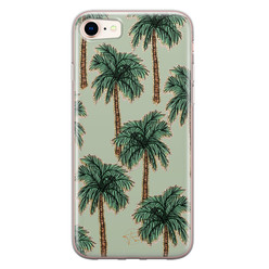Telefoonhoesje Store iPhone 8/7 siliconen hoesje - Palmbomen