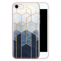 Telefoonhoesje Store iPhone SE 2020 siliconen hoesje - Geometrisch fade art