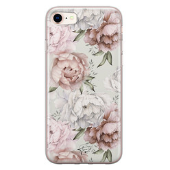 Telefoonhoesje Store iPhone SE 2020 siliconen hoesje - Classy flowers