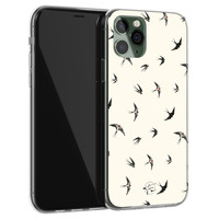 Telefoonhoesje Store iPhone 11 Pro siliconen hoesje - Freedom birds