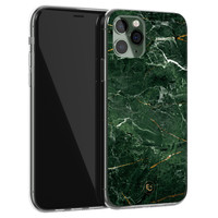 ELLECHIQ iPhone 11 Pro siliconen hoesje - Marble jade green