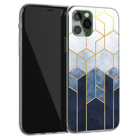Telefoonhoesje Store iPhone 11 Pro Max siliconen hoesje - Geometrisch fade art