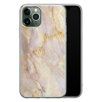 ELLECHIQ iPhone 11 Pro Max siliconen hoesje - Stay Golden Marble
