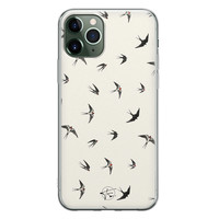 Telefoonhoesje Store iPhone 11 Pro Max siliconen hoesje - Freedom birds