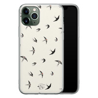 Telefoonhoesje Store iPhone 11 Pro Max siliconen hoesje - Freedom birds
