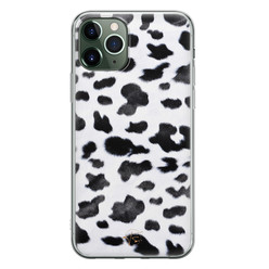 Telefoonhoesje Store iPhone 11 Pro Max siliconen hoesje - Koeienprint