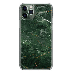 ELLECHIQ iPhone 11 Pro Max siliconen hoesje - Marble jade green