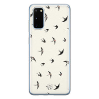 Telefoonhoesje Store Samsung Galaxy S20 siliconen hoesje - Freedom birds