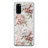 Telefoonhoesje Store Samsung Galaxy S20 siliconen hoesje - Classy flowers