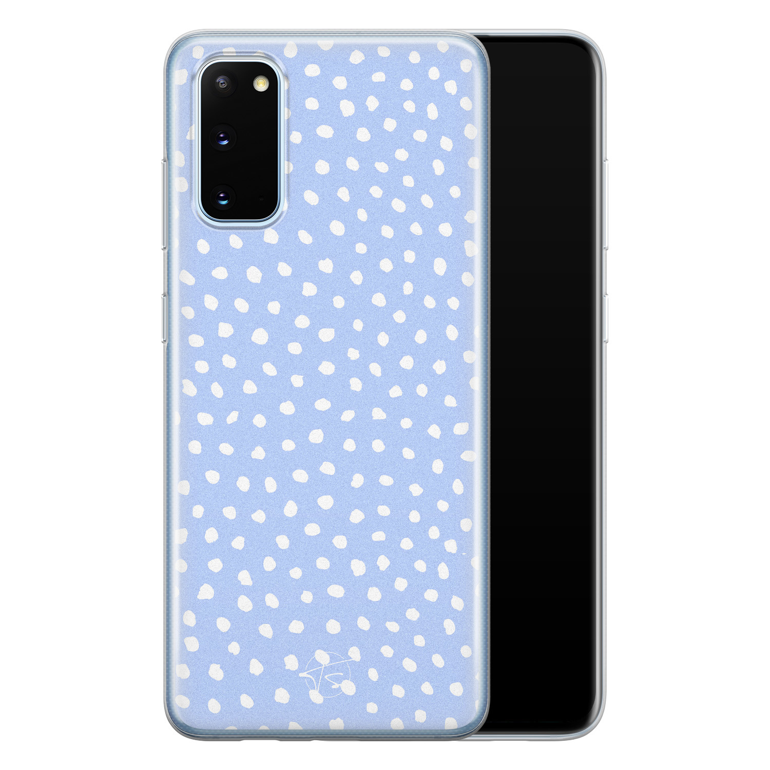 Telefoonhoesje Store Samsung Galaxy S20 siliconen hoesje - Purple dots