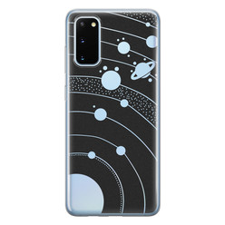 Telefoonhoesje Store Samsung Galaxy S20 siliconen hoesje - Universe space