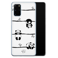 Telefoonhoesje Store Samsung Galaxy S20 Plus siliconen hoesje - Panda