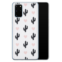 Leuke Telefoonhoesjes Samsung Galaxy S20 Plus siliconen hoesje - Cactus love