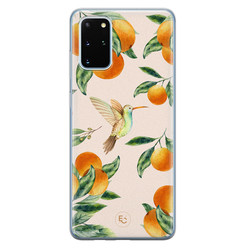 ELLECHIQ Samsung Galaxy S20 Plus siliconen hoesje - Tropical Lemonade